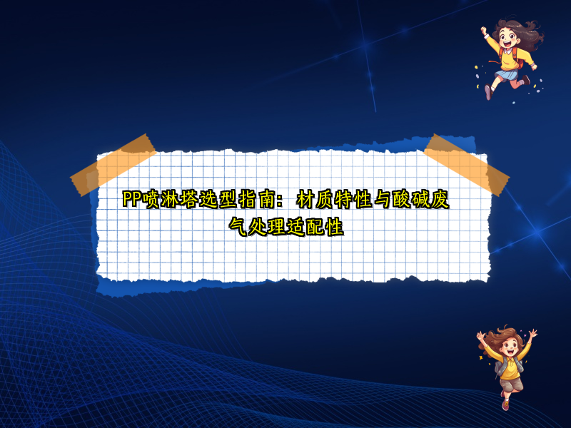 PP喷淋塔选型指南：材质特性与酸碱废气处理适配性